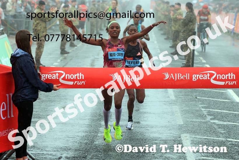 Women, 2024 AJ Bell Great North Run.  Photo: David T. Hewitson/Sports for All Pics